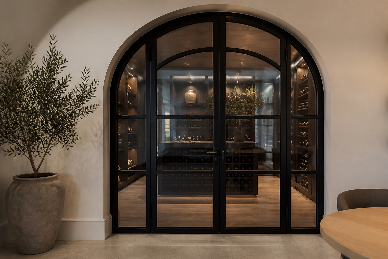 VLX 100 Arched / Custom Door in Long Beach, CA | Lightwell Windows Long Beach - detail 3
