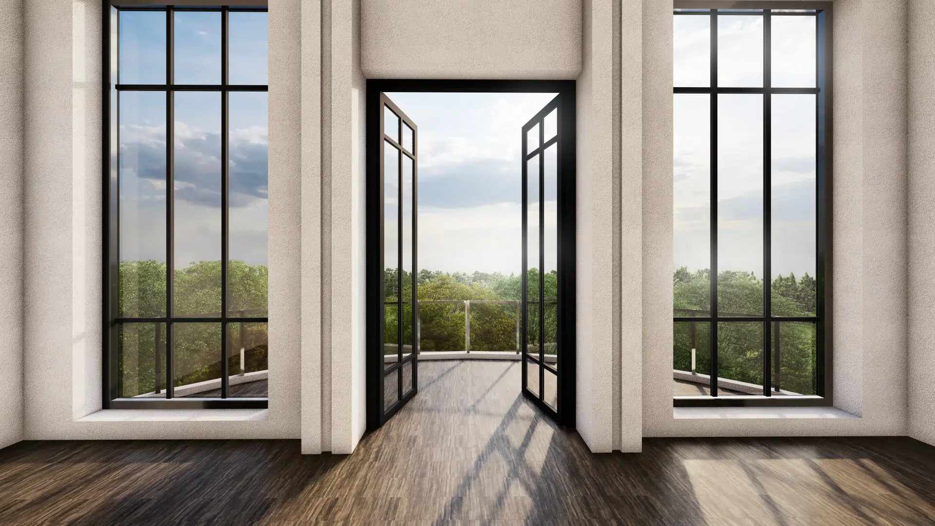 VLX 100 Double Swing / French Door in Long Beach, CA | Lightwell Windows Long Beach - detail 1