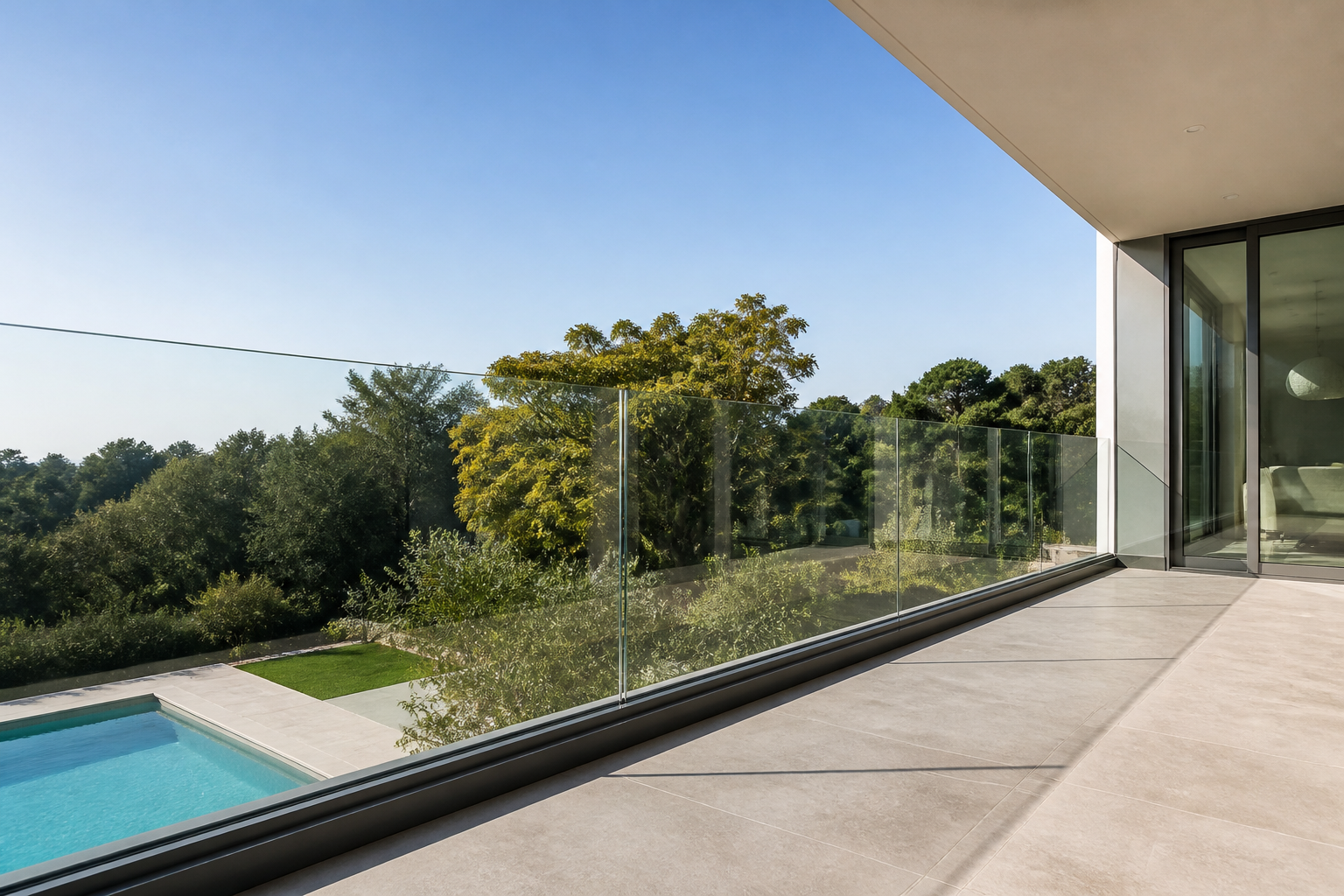 VLX 120 Glass Railing System in Long Beach, CA | Lightwell Windows Long Beach - detail 4